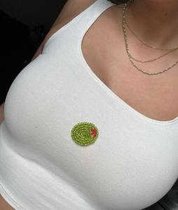 Porte-clés perlés artisanaux uniques avec perles de rocaille et pompons, taille personnalisée, porte-clés brodés de perles pour cadeau promotionnel - Product Image 2