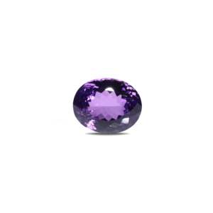 18.15 Carat Natural Amethyst Oval Cut Loose Gemstone for Fine Jewelry - Product Image 1