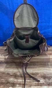 Mochila Vintage Antirrobo de Cuero Genuino, Forro de Poliéster Suave, Cierre de Broches, Unisex, 20-35L, Uso Diario - Product Image 4