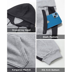 Chándal Informal con Capucha para Hombre, 100% Algodón de Primera Calidad, Color Sólido, Ropa de Invierno, Hecho en Pakistán - Product Image 6