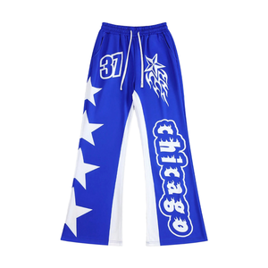 <b>Mens</b> Hip Hop Casual Custom Waterproof Eco-Friendly 100% Cotton <b>Elastic</b> Waist Joggers Track Pants <b>Trousers</b> Outdoor Straight - Product Image 2