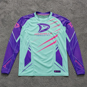 Camiseta de Paintball Personalizada, Ropa Deportiva OEM para Equipos, con Malla Ventilada y Gráficos Audaces en las Mangas - Product Image 1
