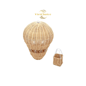 Ballon à air chaud en rotin fait main Vietchoice, décoration naturelle pour mariage et fêtes - Product Image 2