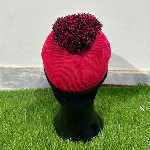 Custom Pom Pom Beanie <b>Hat</b> <b>Winter</b> Knit Cap Cuffed Beanie with Logo Bulk Manufacturer - Product Image 3