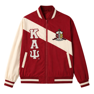 Veste coupe-vent à fermeture éclair intégrale Kappa Alpha Psi, vêtements de fraternité grecque avec design léger et confort premium pour tous les jours - Product Image 4