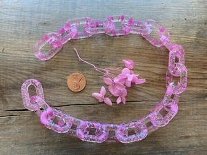 Chaîne à maillons en résine faite à la main de haute qualité pour la décoration murale - Product Image 5
