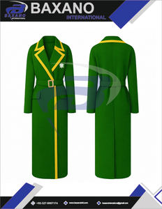 Abrigo de Lana Estilo Nuevo de la Hermandad Chi Eta Phi CEPhi, Abrigo Largo con Cinturón de Alta Calidad para Mujer, Abrigo de Lana Maxi Varsity con Logotipo Personalizado - Product Image 4