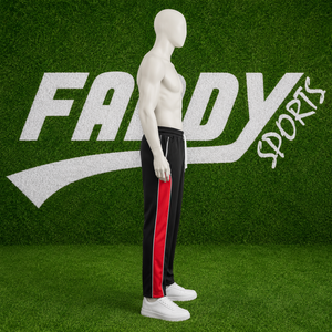 Pantalon de survêtement streetwear pour homme de haute qualité, personnalisé, à rayures latérales, coupe ample, décontracté, jambe large, style jogger - Product Image 5