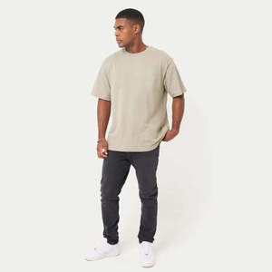 Factory Made Professional <b>Design</b> T Shirt Hot selling breathable Comfortable slim fit Drop Shoulder Men's T-shirts - Product Image 6