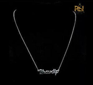 <b>Custom</b> <b>Name</b> <b>Necklace</b> 925 Sterling Silver Lab Grown Diamond Solid 9K/14K/18K Gold Luxury Fine Chain Personalized Gift Jewelry - Product Image 4