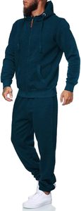 Ensemble de survêtement homme 2025 à impression par sublimation, en molleton technique zippé, avec sweat à capuche et pantalon de jogging effet dégradé, deux pièces, streetwear personnalisé - Product Image 5