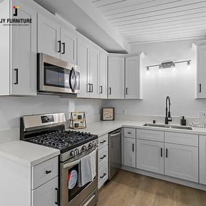 JY Vietnam personnalisé moderne style européen organisateur d'armoires de cuisine en mélamine MDF carcasse ensemble complet pour appartements américains - Product Image 6