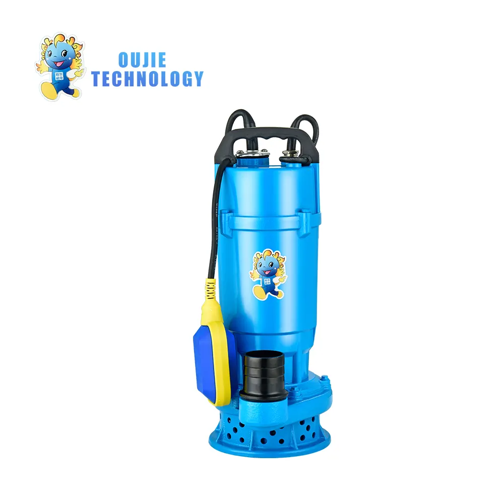 OJ tech Factory Direct série QDX 370w 1/2 hp 220V pompes à eau submersibles pompe à eau électrique avec interrupteur à flotteur