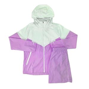 2026 Logo personnalisé imperméable léger Polyester Nylon Fit coupe-vent hommes survêtements Nylon coupe-vent survêtement ensemble hommes - Product Image 5