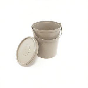Yommy Pet <b>Feeder</b> Bucket With Lid 19.5cm Diameter For Dogs <b>Cats</b> Food Storage Container - Product Image 2