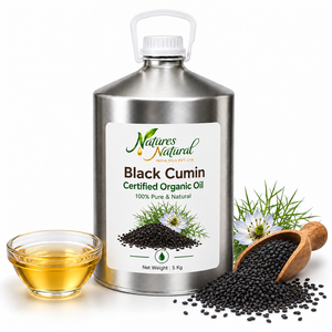 Certified Organic Black Cumin Seed <b>Essential</b> <b>Oil</b> Natural Nigella Sativa for Skin Hair Care Cosmetic Formulations Bulk Wholesale - Product Image 3