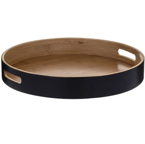 Bandejas de Servicio para Hoteles y Restaurantes, Bandejas de Madera de Diseño Elegante para Restaurantes, Bandejas de Bambú - Product Image 1