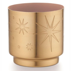 Luxury Rose Gold Copper <b>Candle</b> Jar Metal Votive Container with Pierced Lid Decorative Scented <b>Candle</b> Tin for Home Decor 10oz - Product Image 2