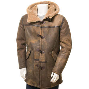 Veste en cuir vintage pour homme, 100% originale, qualité supérieure, sur mesure, imperméable, coupe-vent, style streetwear pour l'hiver - Product Image 1