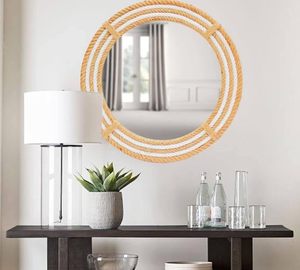 Handmade Vintage Brass Metal Wall <b>Mirror</b> Modern Home Decorative for Living Room and Hallway - Product Image 4
