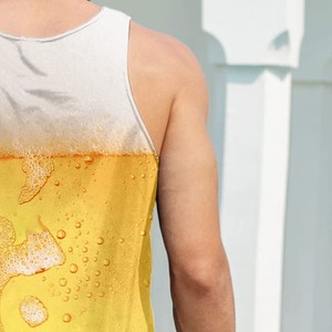 Débardeur de sublimation pour homme en matériau durable, prix abordable, logo/couleurs personnalisables, anti-plis, qualité supérieure - Product Image 6