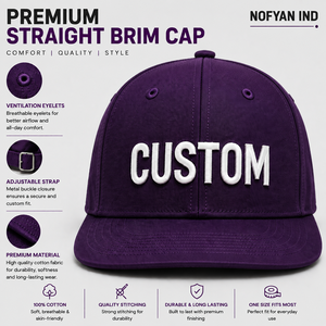 Fabricant de casquettes de baseball à visière plate de qualité supérieure |   Casquettes Snapback avec broderie personnalisée OEM ODM |   Articles de mode streetwear en gros pour les marques - Product Image 6