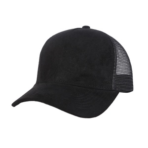 Alta calidad moda Color sólido impreso bordado logotipo personalizado Unisex Sun producción ajustable gamuza camionero sombreros 2026 - Product Image 4