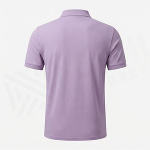 เสื้อโปโลผู้ชายผ้าฝ้ายใส่สบาย ระบายอากาศได้ดี น้ำหนักเบา แขนสั้น สไตล์สตรีทแวร์ สีสันปรับแต่งได้ ไซส์ใหญ่ สำหรับฤดูใบไม้ผลิและฤดูใบไม้ร่วง - Product Image 2