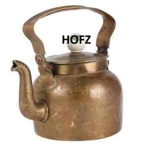 Tetera Árabe para Uso en Cocina y Catering, Artículo Decorativo con Acabado Dorado, Tetera de Latón Macizo - Product Image 2