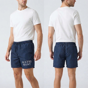 OEM Custom Embroidered Logo Men's <b>Windbreaker</b> Shorts Drawstring Waist Nylon Shorts Quick Dry Men's Hiking <b>Camping</b> Shorts - Product Image 4