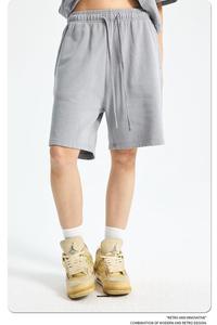 Shorts de survêtement décontractés pour hommes en molleton doux de coton éponge avec taille élastique – Fabricant direct usine - Product Image 2