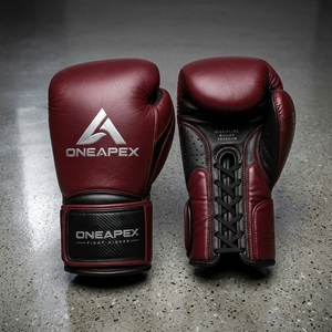 Guantes de Boxeo Rojos y Negros, Guantes de Entrenamiento Profesional, Guantes de Boxeo Acolchados, Logotipo Personalizado OEM, Guantes Deportivos al por Mayor - Product Image 2