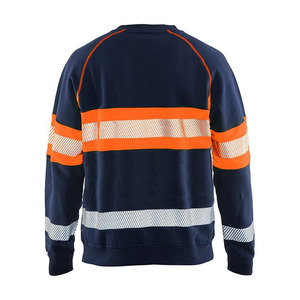 Sweat-shirts de sécurité réfléchissants adaptés aux environnements à faible luminosité, offrant isolation, flexibilité et visibilité pour les travailleurs - Product Image 2
