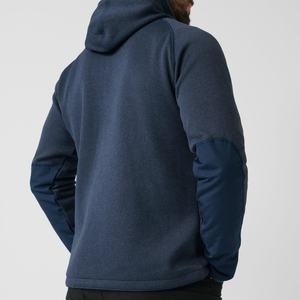 Chaquetas transpirables impermeables de lana Polar 100% de alta calidad, Sudadera con capucha de lana de estilo informal personalizado de fábrica, sudadera para hombre frontal - Product Image 2