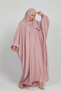 2026 Casual Plus Size Maxi Modest Straight Ladies Eid Clothes Arabic Dubai Kaftan Afghan Abaya Women Muslim Prayer Dress Abayas - Product Image 5