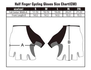 Nouvelles Gants de Cyclisme d'Été à Demi-Doigts, Antidérapants, avec Coussinets Absorbants les Chocs, Respirants et Imperméables pour Moto et Sports à Vélo - Product Image 6