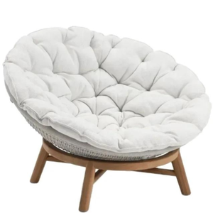 Canapé d'extérieur une place en tissu avec coussin, style minimaliste pour la décoration de la maison et du jardin - Product Image 2