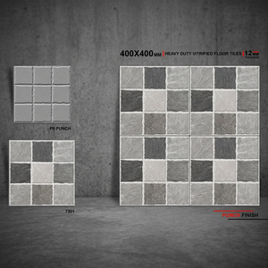 400x400mm Meilleure Qualité Pierre Parking Non Poli 40x40cm Porcelaine Mat Surface 16x16 Carreaux de Sol en Céramique à Prix Pas Cher - Product Image 2