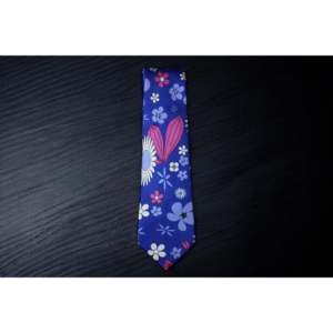 เนคไทเจ้าบ่าวสีคราม Bloom พร้อมด้วยกระเป๋าสี่เหลี่ยม - Product Image 2