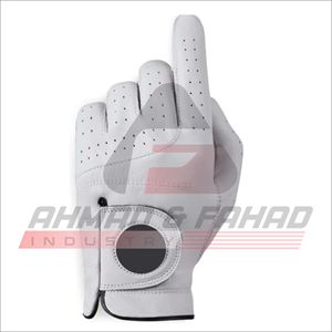 ถุงมือกอล์ฟหนัง cabretta สำหรับอุตสาหกรรม Ahmad & Fahad พร้อมชื่อย่อออกแบบได้ตามต้องการและใส่ได้พอดีกับมืออาชีพ - Product Image 5