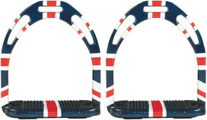 Équipement équestre de sécurité en matériau solide : Étriers flexibles antidérapants pour chevaux avec protection de la cheville (paire) - Product Image 4