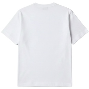 เสื้อยืดแขนสั้นผู้ชายไซส์ใหญ่ สีขาว โลโก้เล็กๆที่อก ผ้าฝ้าย คอกลม สวมใส่สบายๆ ทุกวัน รับผลิตตามแบบ (OEM) ขายส่ง - Product Image 2