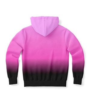 Nouveau design – Sweat-shirt à capuche zippé pour homme, dégradé rose à noir, coupe décontractée, manches classiques, en polyester tricoté, idéal pour l'automne - Product Image 5