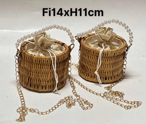 Handmade Rattan Tote <b>Bag</b> Stylish Summer <b>Accessory</b> - Product Image 4