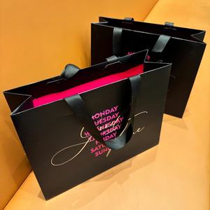 Bolsas de Papel Blancas de Lujo al por Mayor, Bolsas de Regalo para Compras, con Logotipo Personalizado Impreso, Resistentes, para Boutique y Minoristas, con Cinta - Product Image 3