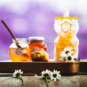 เหยือกแก้ว250ก. สำหรับน้ำผึ้งบริสุทธิ์จากธรรมชาติผลิตผลิตภัณฑ์จากธรรมชาติใหม่สำหรับขายปลีก - Product Image 6