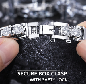 Collier Chaîne Tennis Luxe Iced Out – Argent Sterling 925 / Acier Inoxydable Diamant CZ Bijoux Hip Hop pour Hommes & Femmes 3mm CZ - Product Image 4