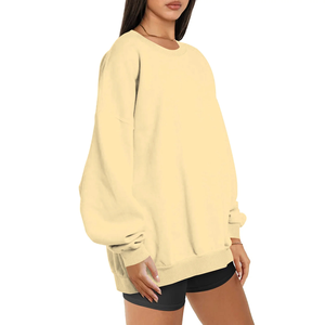 Sweat-shirt pour filles à manches longues, pull décontracté en tissu doux et chaud, coupe ample, parfait pour l'école, les sorties, le sport et tendance. - Product Image 6