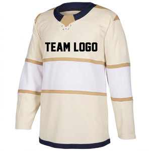 Maillots de hockey sur glace en spandex/coton sur mesure de haute qualité, service OEM, dernier design, unisexe, vente en gros - Product Image 1