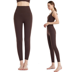 Ropa Deportiva para Mujer, Camiseta de Yoga sin Costuras de Color Sólido, Manga Larga, Top Corto para Entrenamiento, Secado Rápido, Transpirable, Conjuntos de Yoga - Product Image 1